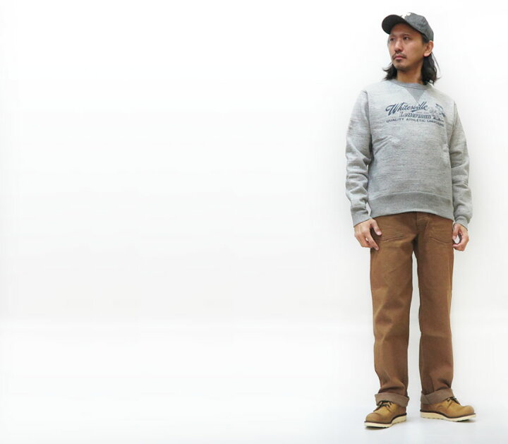 楽天市場】WHITES VILLE ホワイツビル 長袖 SWEAT SHIRT プリント 