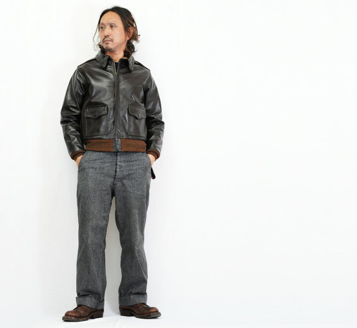 楽天市場】エアロレザー AERO LEATHER フライトジャケット A-2 13911 