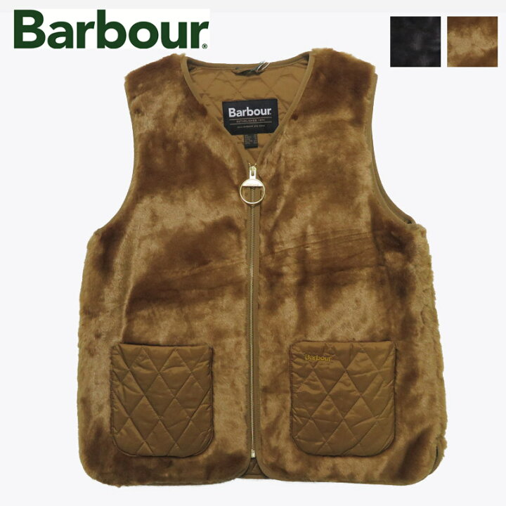 楽天市場】Barbour バブアー Karin ファーライナー ベスト レディース 