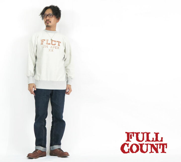 楽天市場】フルカウント FULLCOUNT ヘビーウェイト クルーネック 