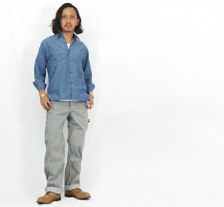 楽天市場】SUGAR CANE シュガーケーン 11oz ヒッコリーストライプ 