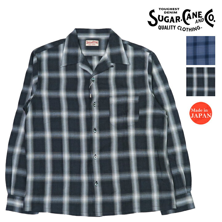 楽天市場】シュガーケーン SUGAR CANE 長袖 レーヨン コバートチェック 