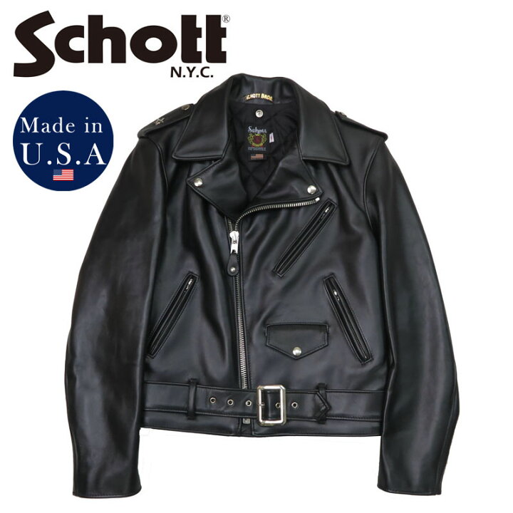 楽天市場】ショット Schott レザー ジャケット ワンスター ライダース  