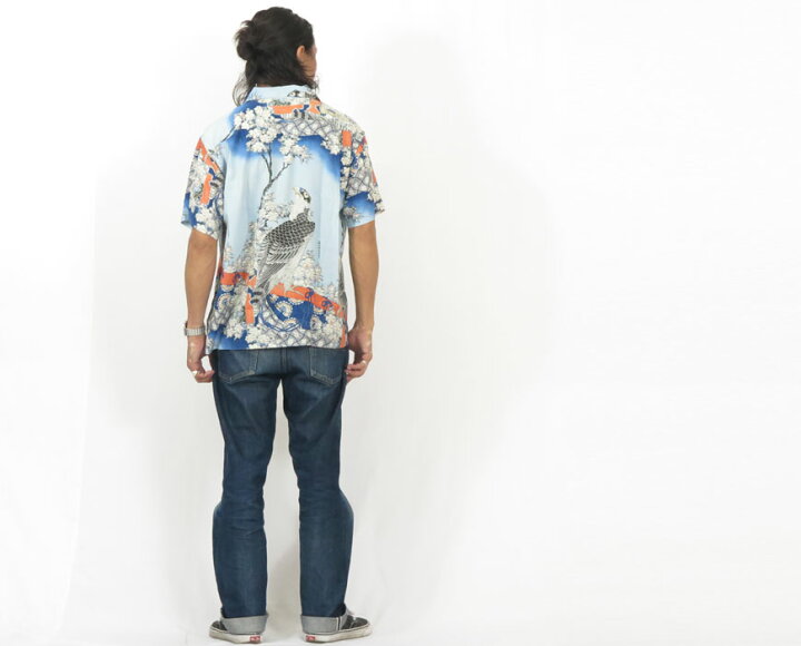 楽天市場】サンサーフ SUN SURF × 葛飾北斎 半袖 レーヨン ハワイアン 