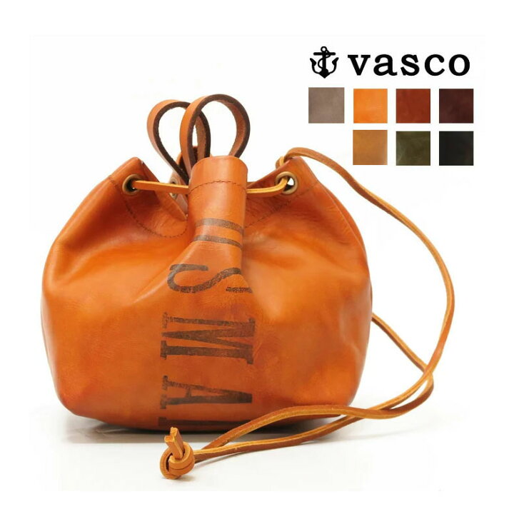 楽天市場】バスコ VASCO 3ウェイ レザー 巾着 ミニトート バッグ 