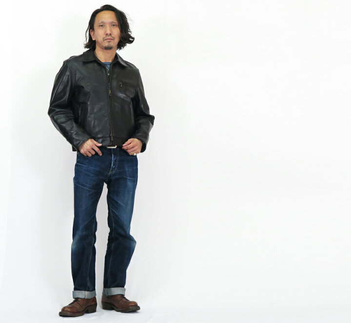 楽天市場】エアロレザー AERO LEATHER ライダースジャケット 