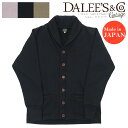 DALLES & CO ダリーズ＆コー 30's ショールカラー スウェット カーディガン 裏起毛 Racter.KN デラックスウェア DELUXEWARE