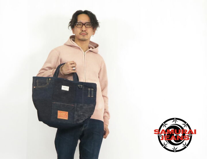 楽天市場】サムライジーンズ SAMURAI JEANS リメイク デニム トート 
