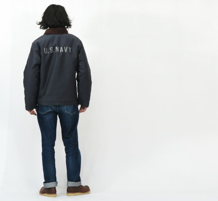 楽天市場】ウェアハウス WAREHOUSE N-1 ネイビー (NXss-23181) デッキ 