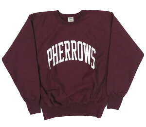 �t�F���[�Y Pherrow's �N���[�l�b�N �X�E�F�b�g Pherrow's���S �Ђъ���v�����g ���o�[�X�X�^�C�� 23w-prws1