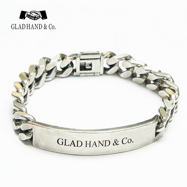 楽天市場】GLAD HAND JEWERLY グラッドハンド ID ブレスレット Lサイズ 
