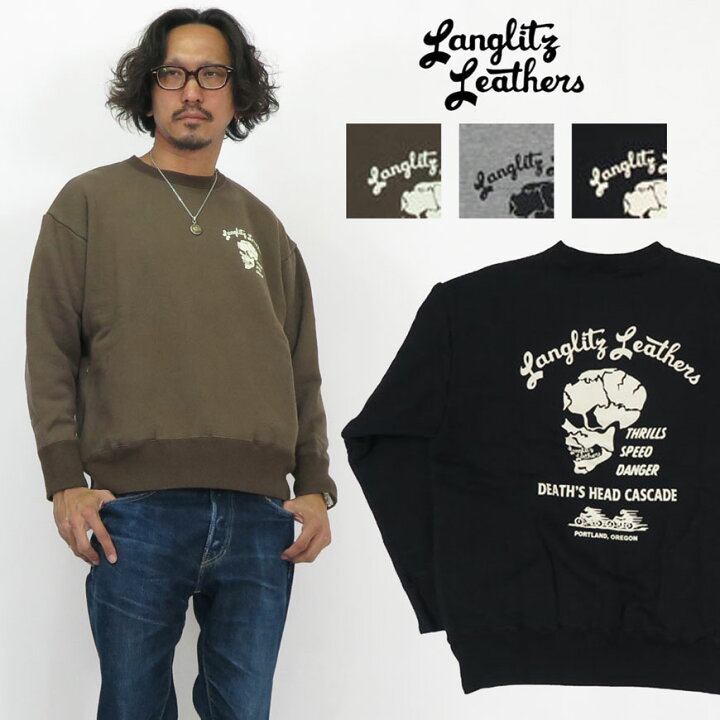 楽天市場】ラングリッツレザーズ Langlitz Leathers クルーネック 