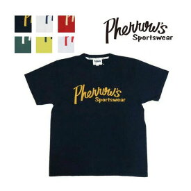 フェローズ Pherrow's 半袖Tシャツ プリント 「Pherrow's」 ロゴ PT1
