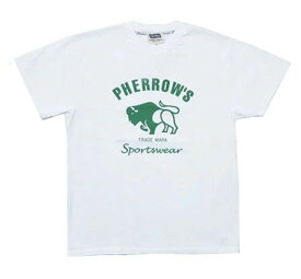 フェローズ Pherrow's 半袖Tシャツ プリント 「Buffalo」 バッファロー PT2