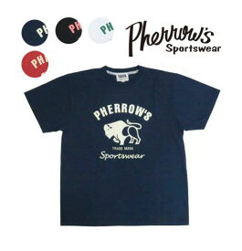 フェローズ Pherrow's 半袖Tシャツ プリント 「Buffalo」 バッファロー PT2