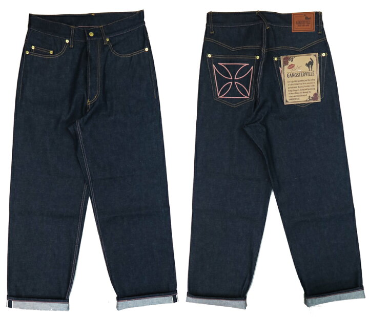 楽天市場】GANGSTERVILLE ギャングスタービル THUG DENIM WIDE 