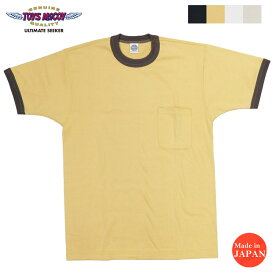 トイズマッコイ TOYS McCOY 半袖 リンガーTシャツ McHILL SPORTS WEAR NEW RINGER POCKET TEE TMC2335【2024年春夏新作】