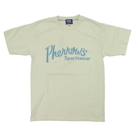フェローズ PHERROW'S 半袖 Tシャツ プリント ロゴ 「Pherrow's」 24S-PT1【2024年春夏新作】