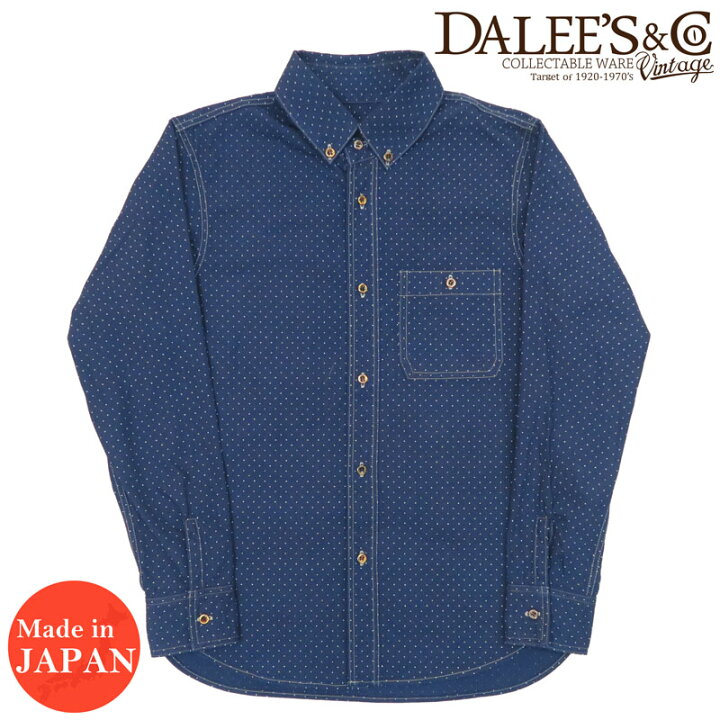 楽天市場】DALLES & CO ダリーズ＆コー 20s Indigo Shirt 長袖 ドレス 