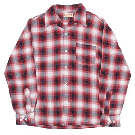 シュガーケーン SUGAR CANE 長袖 レーヨン チェック オープンシャツ RAYON OMBRE CHECK OPEN SHIRT SC29263【2024年春夏新作】