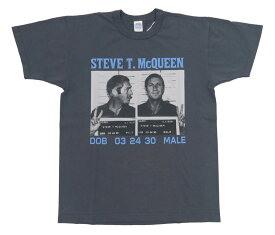 トイズマッコイ TOYS McCOY 半袖 Tシャツ S. McQUEEN™ スティーブ・マックイーン " DOB 03 24 30 MALE " TMC2403【2024年春夏新作】