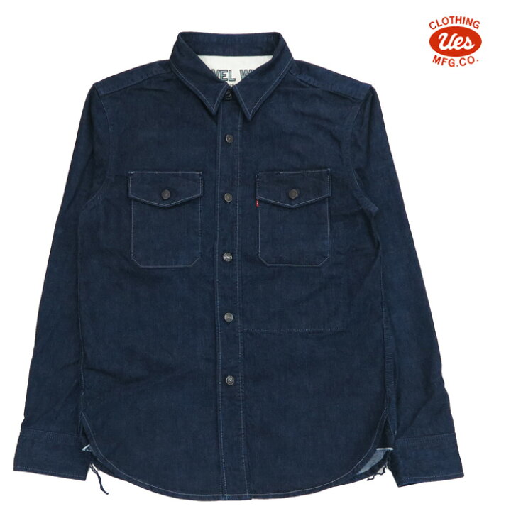楽天市場】UES ウエス トラベラーシャツ デニム 長袖 500TS : アース 