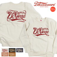 デラックスウェア DELUXEWARE "DX.WARE" 14oz ラグランスウェット ロゴプリント ユニオンスペシャル フラ…