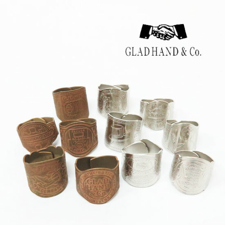楽天市場 Glad Hand グラッドハンド シガータグリング 真鍮 ブラス シルバー 指輪 スカーフリング ストールリング アースマーケット