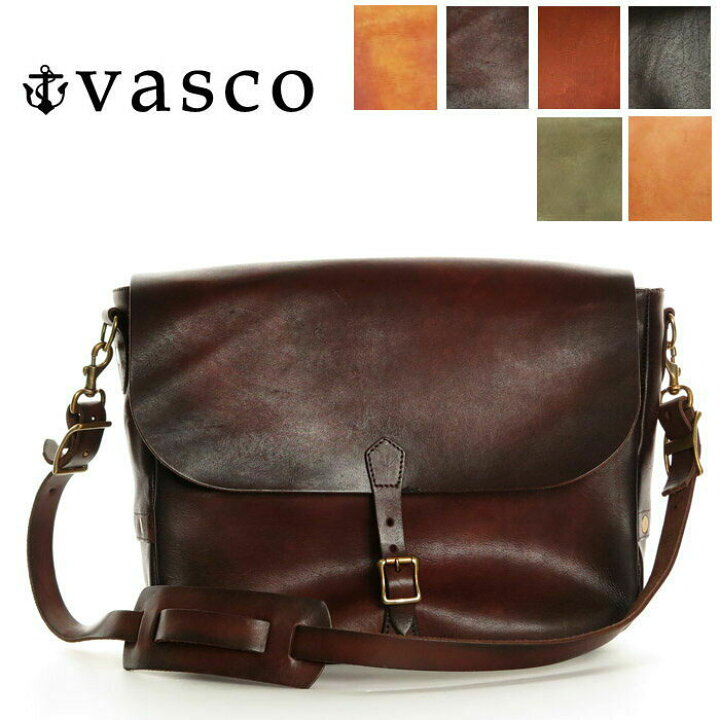 楽天市場】バスコ VASCO バッグ レザー ポストマンショルダーバッグ 