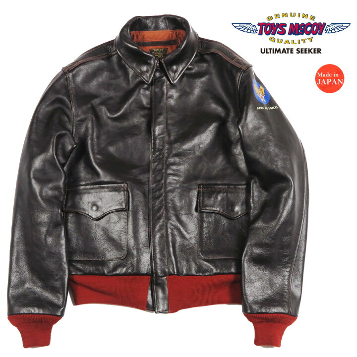 楽天市場】トイズマッコイ TOYS McCOY A-2 赤リブ レザー フライト 