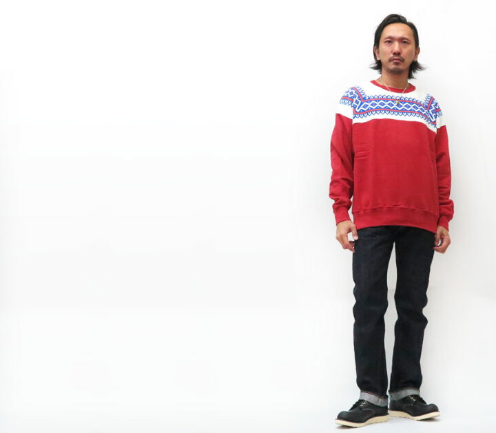 楽天市場】WHITES VILLE ホワイツビル スノーパターン スウェット 