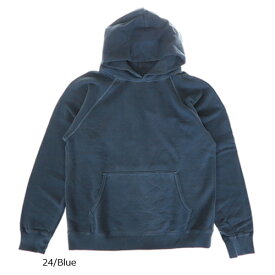 バーンズ BARNS ラグランスリーブ スウェットパーカー HOODED HOODY ゆったり 後染め 裏毛 BR-7335A