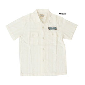 フェローズ Pherrow's 半袖 オープンカラー シャツ ワッペン 18S-POG107-P
