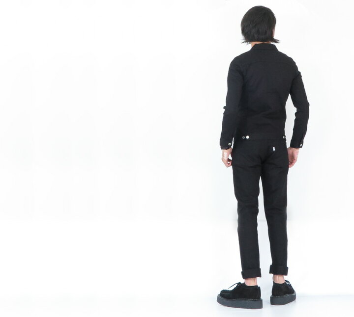 666 ORIGINAL CLOTHING ブラックデニムパンツ 28インチ 666 mywayman 