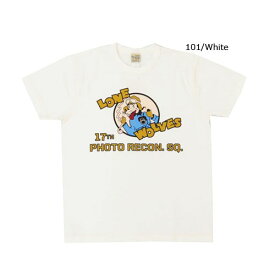 バズリクソンズ BUZZ RICKSON'S SLUBYARN 半袖 Tシャツ プリント "17th PHOTO RECON. SQ." 日本製 BR78164