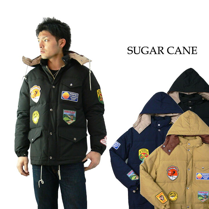 楽天市場】シュガーケーン SUGAR CANE フーデッドダウンジャケット  