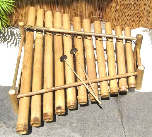 10％OFF バリ島の竹ガムラン楽器 リンディック～Ｌサイズ～ 竹ガムラン 高価値 竹琴