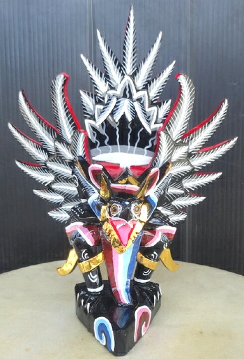 楽天市場】木彫りガルーダミニサイズ☆ブラック : 地球雑貨 アース 