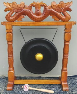 バリゴング《銅鑼》☆スタンド付き〜ドラゴンM(30cm径)〜