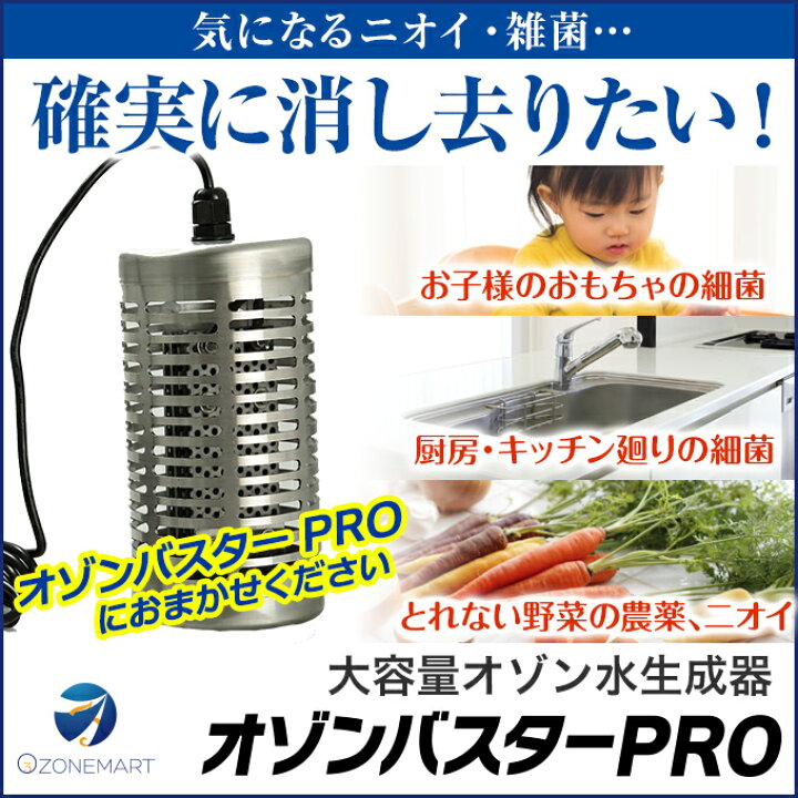 楽天市場】オゾンバスタープロオゾン/生成/発生器/オゾン発生装置/空気 