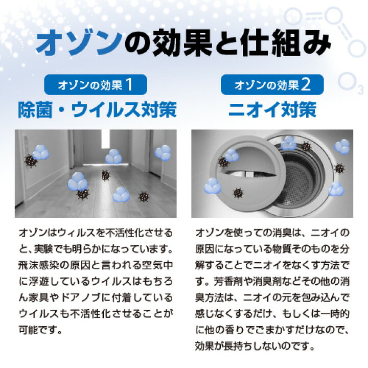 楽天市場】家庭用オゾン発生器 オゾンクルーラー オゾン発生量200mg/hr 