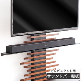 【正午~5%OFFクーポン】 (商品番号：56800008)専用 追加用 サウンドバー棚板 幅100cm テレビスタンド専用 パーツ スピーカー オーディオ シアターバー サウンドバー ブラック ホワイト テレビ台 棚板