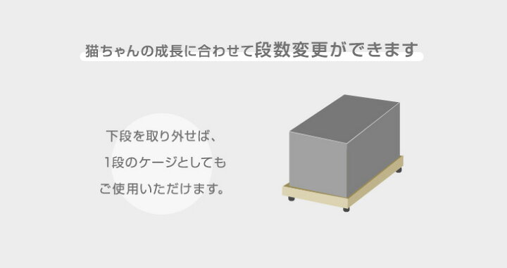楽天市場】錆びないプラスチック製！丸型ハイタイプ キャットケージ 2 