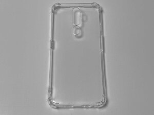 OPPO A5 A9 2020 6.5インチ 耐衝撃 上質 TPU ソフト 透明 クリア ケース みみ