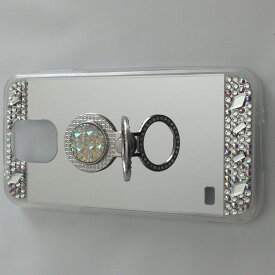 Galaxy S5 SC-04F SCL23 銀色 鏡 ミラー 高級TPU シリコン スマホケース