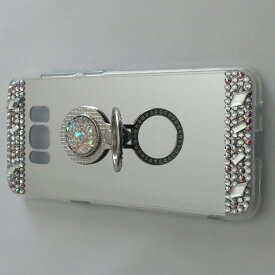 Galaxy S8 SC-02J SCV36銀色 鏡 ミラー 高級TPU シリコン スマホケース