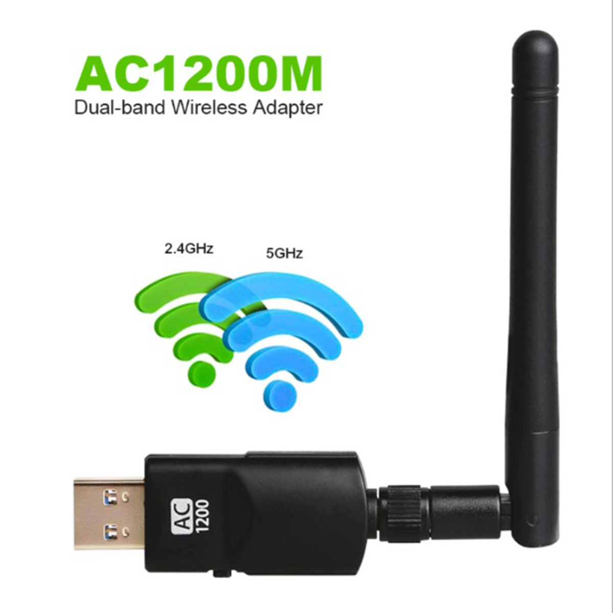 メール便送料無料 高速無線LAN AC1200 WiFiアダプター 子機 USB3.0 外部アンテナ 無線LAN子機 ハイパワー 日本最大のブランド 11ac b 5.8G 867Mbps + 超ポイントアップ祭 n ZZ61 300Mbps 2.4G a g
