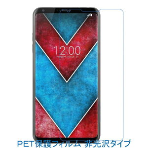 �y2���z L-01K JOJO L-02K LG V30+ PLUS �yPET�f�ށz �t���ی�t�B���� ����� �w��h�~