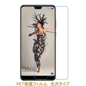 �y2���z HUAWEI P20 Pro Plus HW-01K 6.1�C���` �yPET�f�ށz �t���ی�t�B���� ������ �N���A
