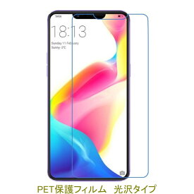 【2枚】 OPPO R15 Pro 6.28インチ 【PET素材】 液晶保護フィルム 高光沢 クリア